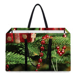 Xmas Tree Print Utility Tote Bag