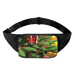 Xmas Tree Print Waist Bag