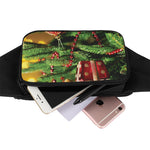 Xmas Tree Print Waist Bag
