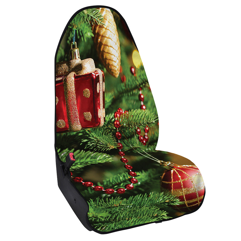 Xmas Tree Print Waterproof Car Seat Cover