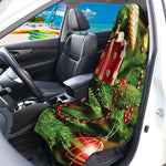 Xmas Tree Print Waterproof Car Seat Cover