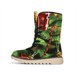 Xmas Tree Print Winter Boots