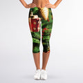 Xmas Tree Print Women's Capri Leggings