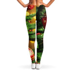 Xmas Tree Print Women's Leggings