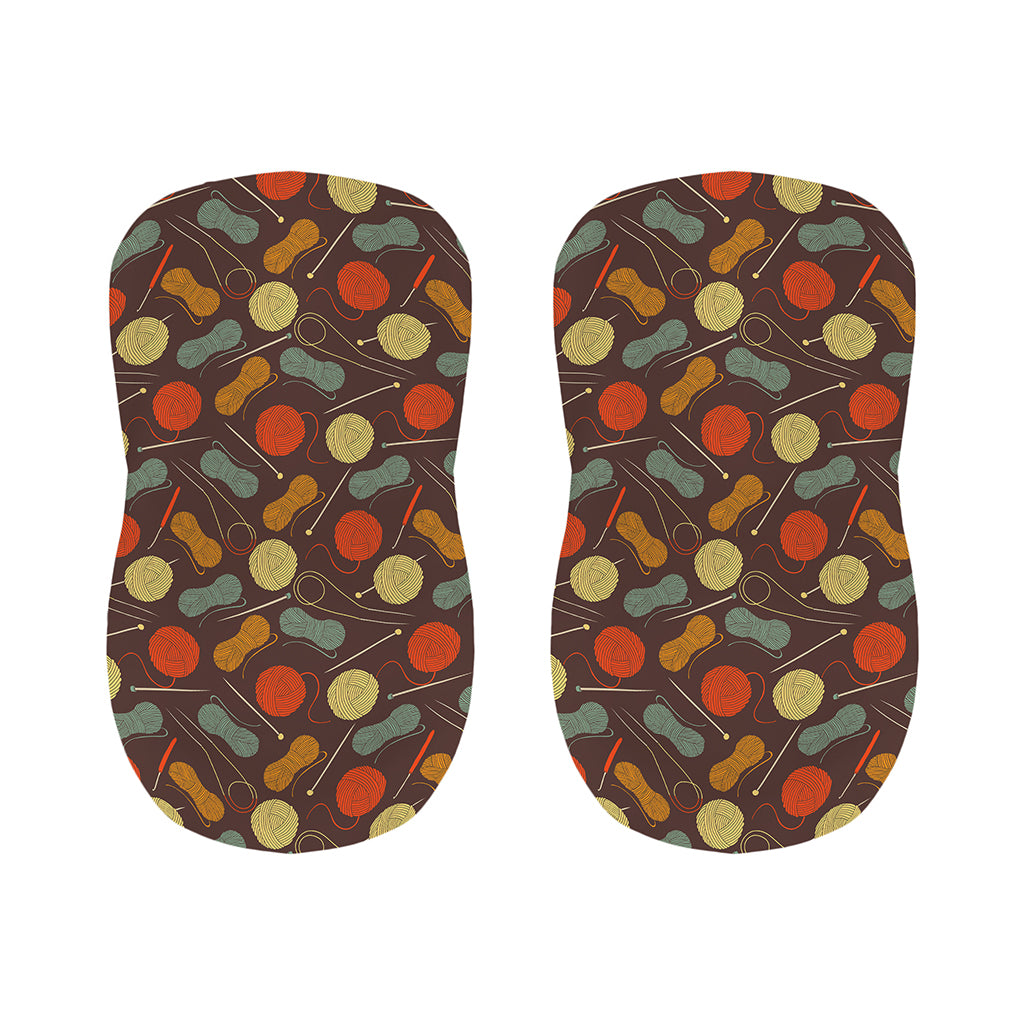 Yarn And Needle Pattern Print Bar Stool Covers