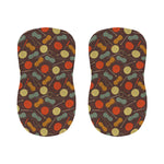 Yarn And Needle Pattern Print Bar Stool Covers