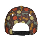 Yarn And Needle Pattern Print Baseball Cap