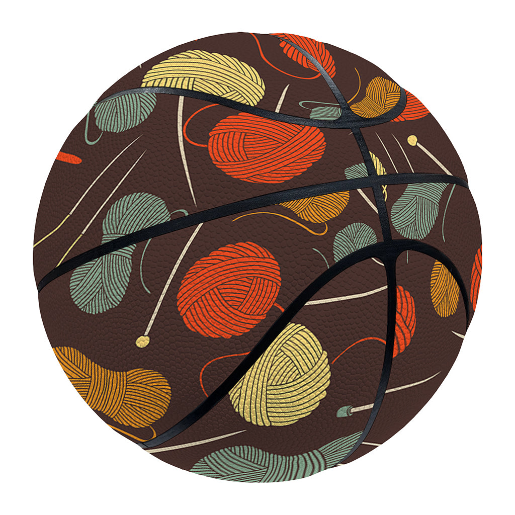 Yarn And Needle Pattern Print Basketball
