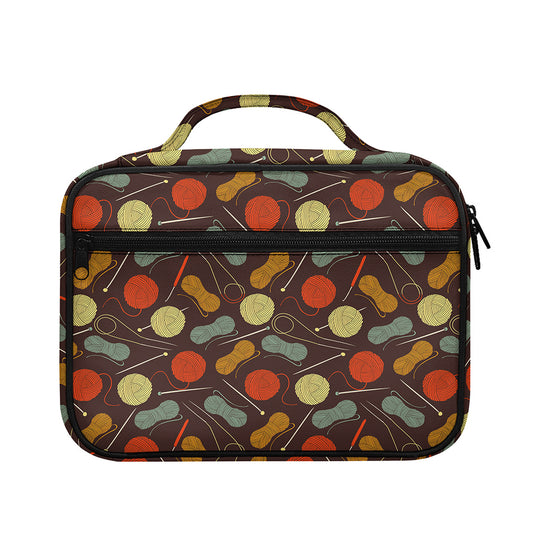 Yarn And Needle Pattern Print Briefcase Bible Bag