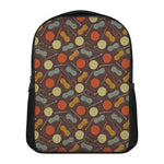 Yarn And Needle Pattern Print Casual Backpack