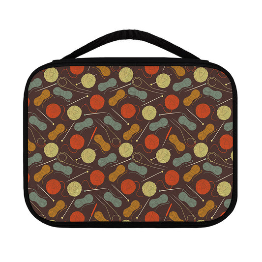 Yarn And Needle Pattern Print Classic Bible Case