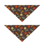 Yarn And Needle Pattern Print Dog Bandana