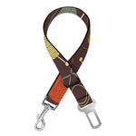 Yarn And Needle Pattern Print Dog Seat Belt