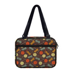 Yarn And Needle Pattern Print Double Strap Bible Bag