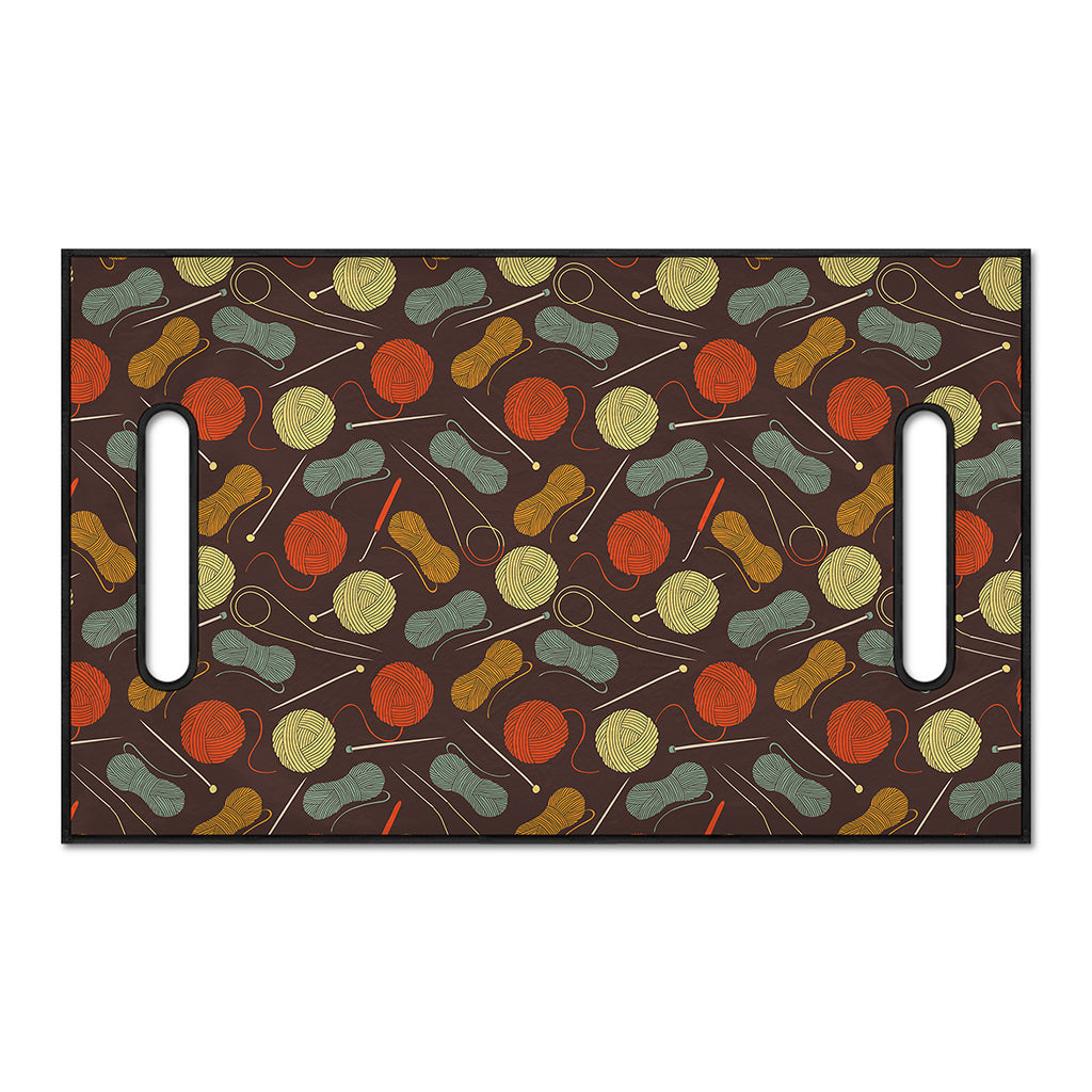 Yarn And Needle Pattern Print Golf Cart Seat Cover