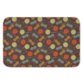 Yarn And Needle Pattern Print Indoor Door Mat