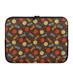 Yarn And Needle Pattern Print Laptop Sleeve