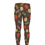 Yarn And Needle Pattern Print Men's leggings