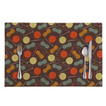 Yarn And Needle Pattern Print Placemat