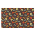 Yarn And Needle Pattern Print Polyester Doormat