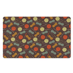 Yarn And Needle Pattern Print Polyester Doormat