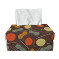 Yarn And Needle Pattern Print Rectangle Tissue Box Cover