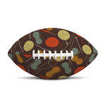 Yarn And Needle Pattern Print Rugby Ball