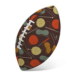 Yarn And Needle Pattern Print Rugby Ball
