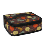 Yarn And Needle Pattern Print Small Lunch Bag