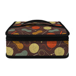 Yarn And Needle Pattern Print Small Lunch Bag