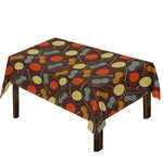 Yarn And Needle Pattern Print Tablecloth