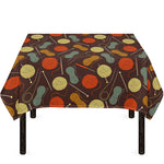 Yarn And Needle Pattern Print Tablecloth