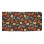 Yarn And Needle Pattern Print Towel