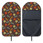 Yarn And Needle Pattern Print Waterproof Car Seat Cover