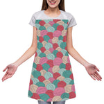 Yarn Balls Pattern Print Adjustable Apron