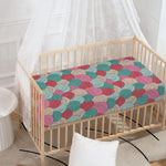 Yarn Balls Pattern Print Baby Crib Sheet