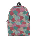 Yarn Balls Pattern Print Backpack