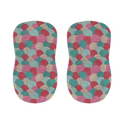 Yarn Balls Pattern Print Bar Stool Covers