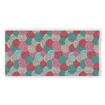 Yarn Balls Pattern Print Beach Towel