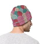 Yarn Balls Pattern Print Beanie