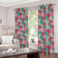 Yarn Balls Pattern Print Dimout Grommet Curtains