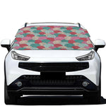 Yarn Balls Pattern Print Car Windshield Snow Cover