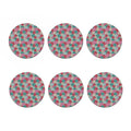 Yarn Balls Pattern Print Coaster Set