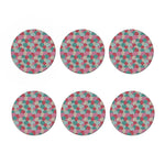 Yarn Balls Pattern Print Coaster Set