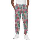 Yarn Balls Pattern Print Cotton Pants