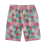 Yarn Balls Pattern Print Cotton Shorts