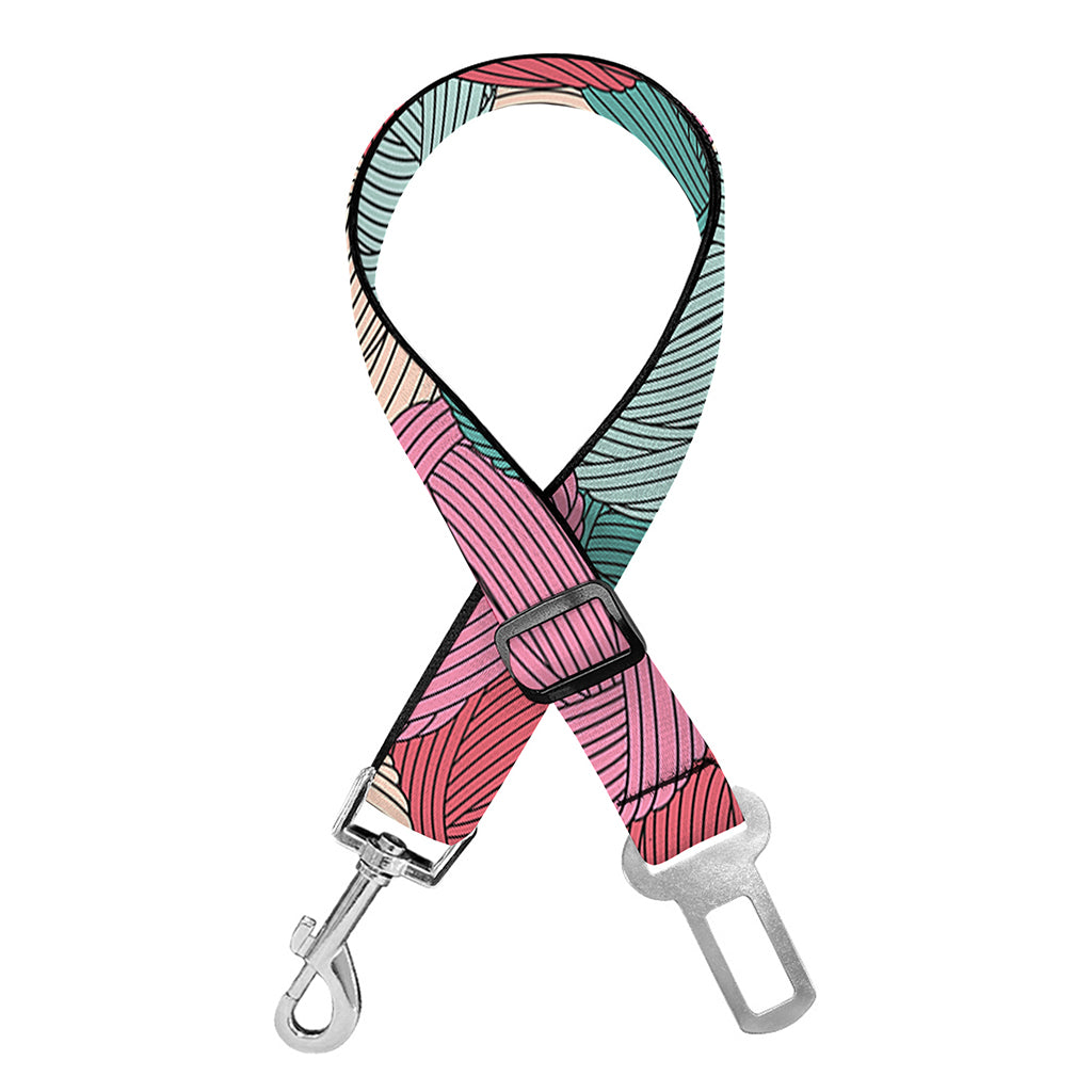 Yarn Balls Pattern Print Dog Seat Belt