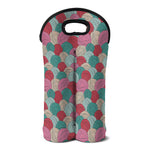 Yarn Balls Pattern Print Double Neoprene Wine Tote