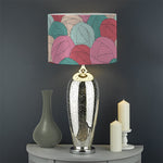 Yarn Balls Pattern Print Drum Lamp Shade