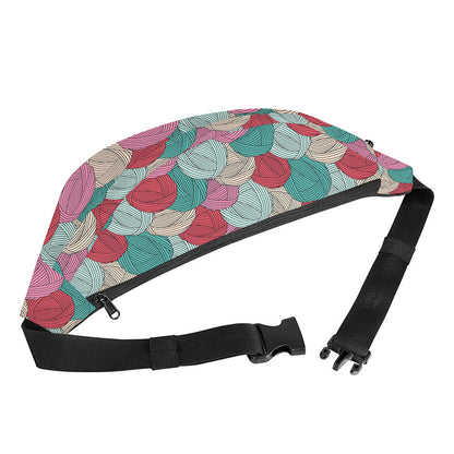 Yarn Balls Pattern Print Fanny Pack